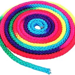 Ejoyous Gymnastics Rope, Rhythmic Gymnastic Skipping Rope Rainbow Color Sports Training Jump Rope for Competition Arts Home Exercise Fitness-image-24