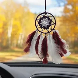 Car Hanging Dream Catcher – Good Luck & Protection Charm for Rear View Mirror-picture-19