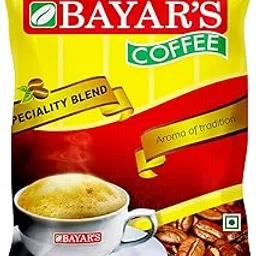 Bayar's Premium Filter Coffee 200 g Pack of 3, 90% Coffee, 10% Chicory Freshly Roast & Ground Coffee image 1