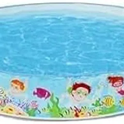 Swimming Pool for Kids Non-Air Without Air Home Garden Farmhouse, No Need for an Air Pump Just Unfold and Ready to Use (5 Feet)-picture-47