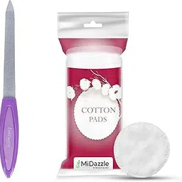 Midazzle Nail Filer with Cotton Pad, 50 Pieces, Set of 2-picture-44