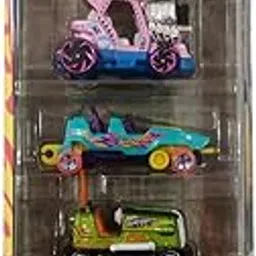 Hot Wheels Car 2025 HW Fun Park Pack of 5 (Bump Around, Loopster, Cool One, Loco Motorin, Tee'd Off 2) Multi - Color-picture-11