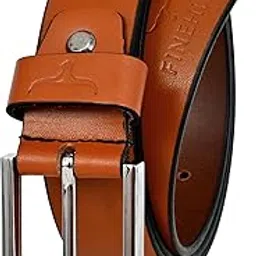 finehide Genuine Leather Black Belt for Men Perfect for Formal and Casual Wear with Adjustable Buckle, Classic and Original Design Ideal for Jeans, Gifting, Office or Party-picture-45