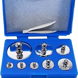 HFS (R) Scale Balance Calibration Weight Set - 10-1000g 8Pc Set With Case-picture-23