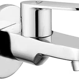 Cliquin Nova Bib Cock Tap | Wall Mounted Brass Faucet with Chrome Finish | Bathroom & Kitchen Use (Opal)-picture-30