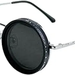 ATORSE Adjustable Tint Sunglasses Eyewear Decor for Beach Indoor Outdoor Activities Silver Black A-picture-56