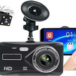 Car Front and Rear Dashboard Camera | Full HD 1080P Dual Recording | 4.0" IPS Touch Screen | Night Vision | G-Sensor | Loop Recording | Reverse Parking Assistance | 2023 Model Dash Cam-picture-26