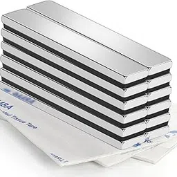 TRYMAG Strong Neodymium Magnets Bar, 12 Pack Powerful Rare Earth Magnets with Double-Sided Adhesive, Waterproof Magnetic Magnet Strips Heavy Duty Perfect for Kitchen, DIY, Office - 60 x 10 x 3 mm-picture-30