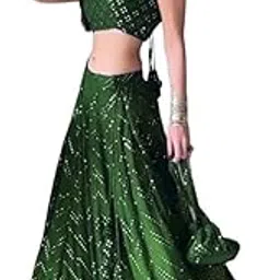 zaalima fashion with z logo ZAALIMA FASHION Womens Georgette Semi Stitched Lehenga Choli Set with Elegant Design Perfect for Weddings and Festive Celebrations image 1