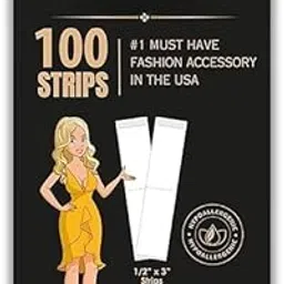 216 Strips Double Sided Tape for Fashion, Clothing and Body Tape | All Day Strength Invisible Dress Tape for women | Gentle to stick on Skin and clothes | Transparent (216 Strips)-image-42
