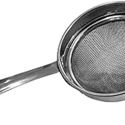 Kuber Industries Double Mesh Stainless Steel Strainer for Cocktails, Tea Herbs, Coffee & Drinks, 8cm (Silver)-picture-38