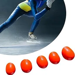 STYLEHEAVEN 5X Ice Skating Finger Caps Portable Supplies for Gifts Figure Skating Indoor Orange-picture-49