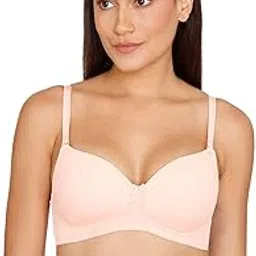 Women's Polyamide Padded Non-Wired Casual 3/4Th Coverage T-Shirt Bra (ZI1946FASHCORNG0038B_Pink_38B)-image-20