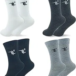 zensoo Calf Length Premium socks for men Made with combed cotton use for Regular office, Casual Wear - Gym Running & Ordor free, Breathable, Combo Pack socks - Free Size-picture-37