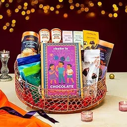 Choko La Large Hamper – Premium Assorted Chocolate Gift Box | Luxury Gourmet Hamper with Pralines, Cookies & Bars | Ideal for Diwali, Weddings & Corporate Gifting-picture-15