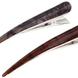 Large Metal Duckbill Hair Clips for Women, 2 Pieces & 5.5 Inch Long Non-Slip French Twist Clips, Chic Alligator Styling Clips for Thick Long Hair-picture-14