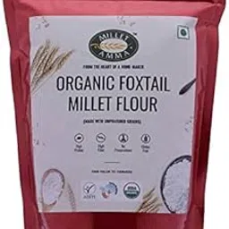 Millet Amma CERTIFIED ORGANIC Foxtail Millet Flour | 1 Kg | Made with Unpolished Millet | Suitable for Multiple Millet Recipes (Pongal, Dhokla, Porridge) | High Fiber & Rich in Iron-picture-14