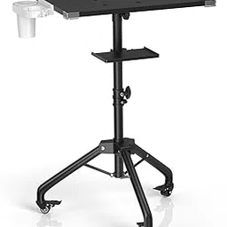 Salon Tray Cart on Wheels with Stand Rack Tray, Height Adjustable Salon Service Tray with 360 Degree Mute Universal Wheel for Tattoo Work, SPA and Dental Tray-picture-19