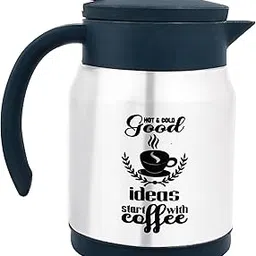 Stainless Steel 500ml Teapot with Handle, Insulated Kettle for Tea, Coffee, Water, Hot Beverages (Black) Pack of 1-picture-12