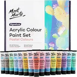 Mont Marte Acrylic Colour Pastel Paint Set Signature 36pc x 36ml (1.2 US fl.oz)-picture-29