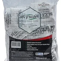 Elysian 5 Gram Beads White Silica Gel Pouch Moisture Absorber Silica Gel For Room, Wardrobe, Shoe, Camera and Lenses to Avoid Moisture and Fungus 20 Pouch Non - Indicating Silica Gel-picture-14
