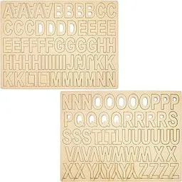 Bright Creations Wooden Alphabet Letters, 2 Inch, 120 Pieces, Rustic Modern Style, Unisex, All Seasons-picture-26