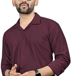 Men's Slim Fit Cotton Casual Shirt (PK19SH1467M-L)_PT-picture-38
