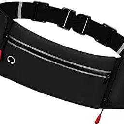 JAZZY PEARLS® Sports Running Waist Bag Waterproof Reflective for Outdoor Gym Black-Sporting Goods-Outdoor Sports-Camping & Hiking-Hiking Backpacks-Waist Packs & Bags-1 Piece Sport Running Waist Bag-image-18
