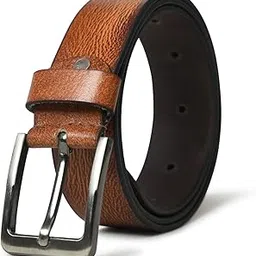 mahetri Chaplin Buffalo Brown Leather Belt (Upto 46") | Vintage Handmade Genuine Leather Belt For Men | Heavy Buckle-picture-30