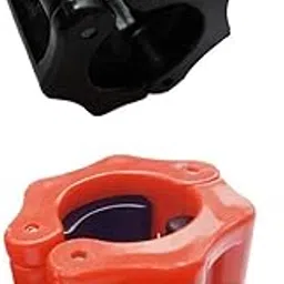 MERISHOPP 2 pcs Durable Dumbbell Clamp Collars Barbell Lock Gym Weightlifting Bar Clip-picture-34