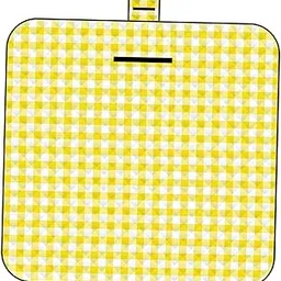 MERISHOPP®Picnic Blanket Large Multipurpose Camping Mat for Family Travel Grass Adults 200x200cm Yellow|Home & Garden|Yard, Garden & Outdoor Living|Outdoor Cooking & Eating|Patio & Picnic Ware-picture-17