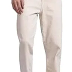 comfits Loose Fit Baggy Denim Jeans, Beige-picture-13