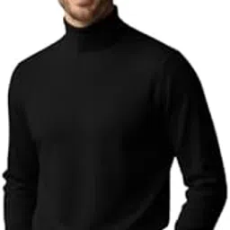 evershyne wears Men's Regular Fit Full Sleeve Winter Wear Turtle Neck Sweater for Men Availabel Size M=38,L=40,XL=42-picture-33