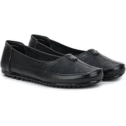zoom shoes W2662 Women's Genuine Leather Slip-On Loafers | Stylish, Comfortable, Lightweight & Flexible Casual Shoes for All-Day Wear-picture-57