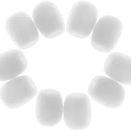 ATORSE 2xMini Microphone Sponge Windscreen Pack of 10 White-picture-21