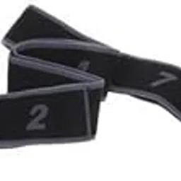 JAZZY PEARLS® 3xAdults 8 Loops Latin Yoga Stretching Strap Gym Dance Resistance Band Gray-Sporting Goods-Fitness Running & Yoga-Other Fitness Running & Yoga-(3 Pack)1 Piece Dance Stretching Band-image-3