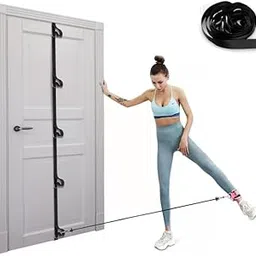 YelaJoy Door Anchor Strap for Resistance Bands, Portable Workout Resistance Band Door Anchors, Space Saving Easy Set Up Home Gym, Secure Multi Point Anchor Gym for Home Fitness-image-2