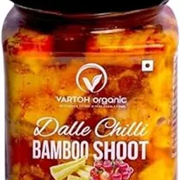 Vartoh Organic Dalle Khursani Achar - Spicy Bamboo Shoot Pickle 250g | Mustard Oil Achaar from Sikkim || Northeast Fermented Pickle | Vegan | No Preservatives-picture-12
