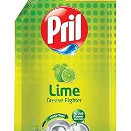 Pril Lime Liquid Dishwash Gel - 105ml + 35ml extra Pouch | Dish Cleaning Liquid Gel with German Technology - Active Power Molecules Leaves No Residue, Grease Cleaner For All Types of Utensils-image-28