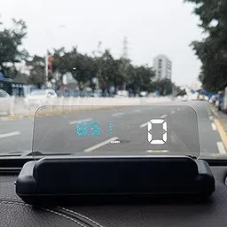 BNF® Car Hud Head Up Display Universal Smart Overspeed Alarm for All Cars-image-11