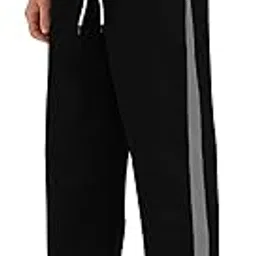 samfor Men's Track Pants with Contrast Side Stripe – Relaxed Fit Athleisure Joggers for Casual & Sportwear-picture-24