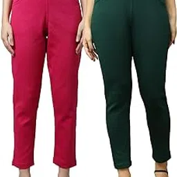 valles365 by s.c. Pack of 2 Solid Woolen Pants Combo-picture-42