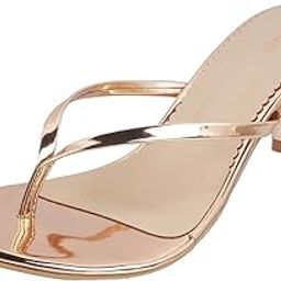 mochi Women's Thong Strap Kittne Heel Casual Fashion Sandals-picture-38