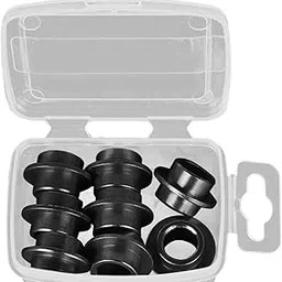 CALANDIS™ 8 Pieces Inline Skate Bearing Spacers Parts 8mm for Women Skateboard Outdoor Black | Wheels | Inline & Roller Skating | Outdoor Sports-picture-25
