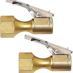 2 Pack - EPAuto Open Flow Straight Lock-On Air Chuck with Clip for Tire Inflator-picture-26