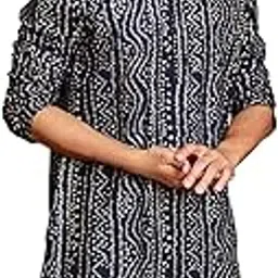 vastramay Men's Cotton Bandhani Printed Kurta – Stylish Ethnic Wear for Festive & Occasions-picture-55