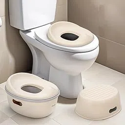 Baybee Baby Potty Training Seat for Kids- Potty Toilet Seat for kids with Removable Tray Kids Baby Potty Seat Chair Baby Toilet Seat for Kids Baby Potty Seat for 1-5 Year Child (Nando Beige)-image-76