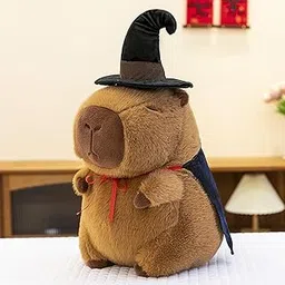 Bnf® Capybara Stuffed Animal Toy 30cm with Small Decoration Kids Capybara Plushie Wizard Set Baby | Toys for Baby | Plush Baby Toys-image-25