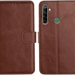 Blackpool Wallet Flip Cover for Oppo Realme 6 (Flexible | Leather Finish | Card Pockets Wallet & Stand | Coffee)-picture-24