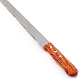 Zollyss 10 Inch Cake Knife Multiform Bread Knife Stainless Steel Serrated Bread Slicer Knife Steel Knife-picture-13